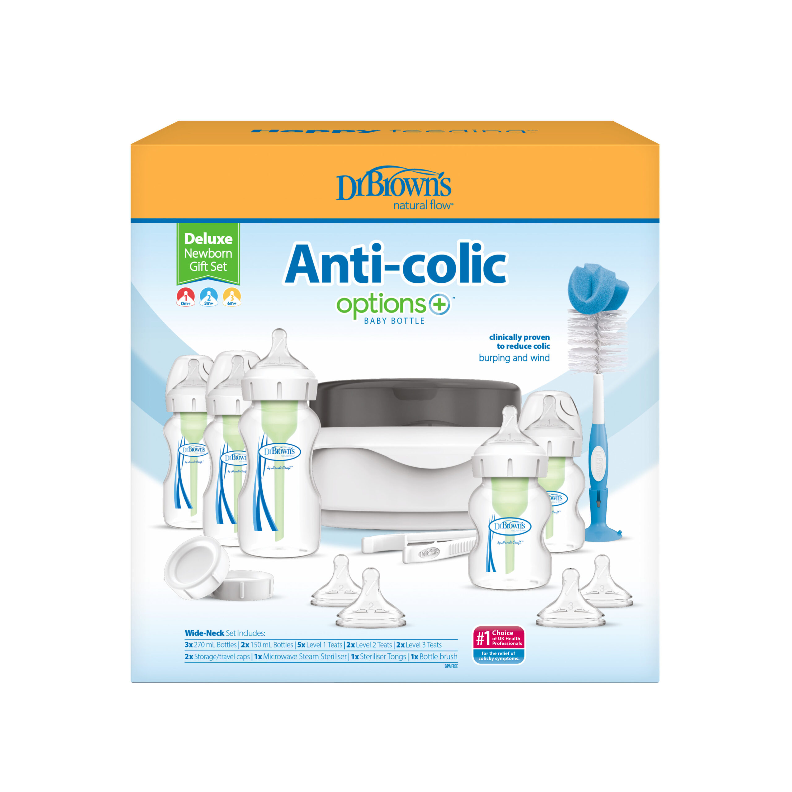 Paquete Recién Nacido Cuello Ancho + Esterilizador. - Imagen 2