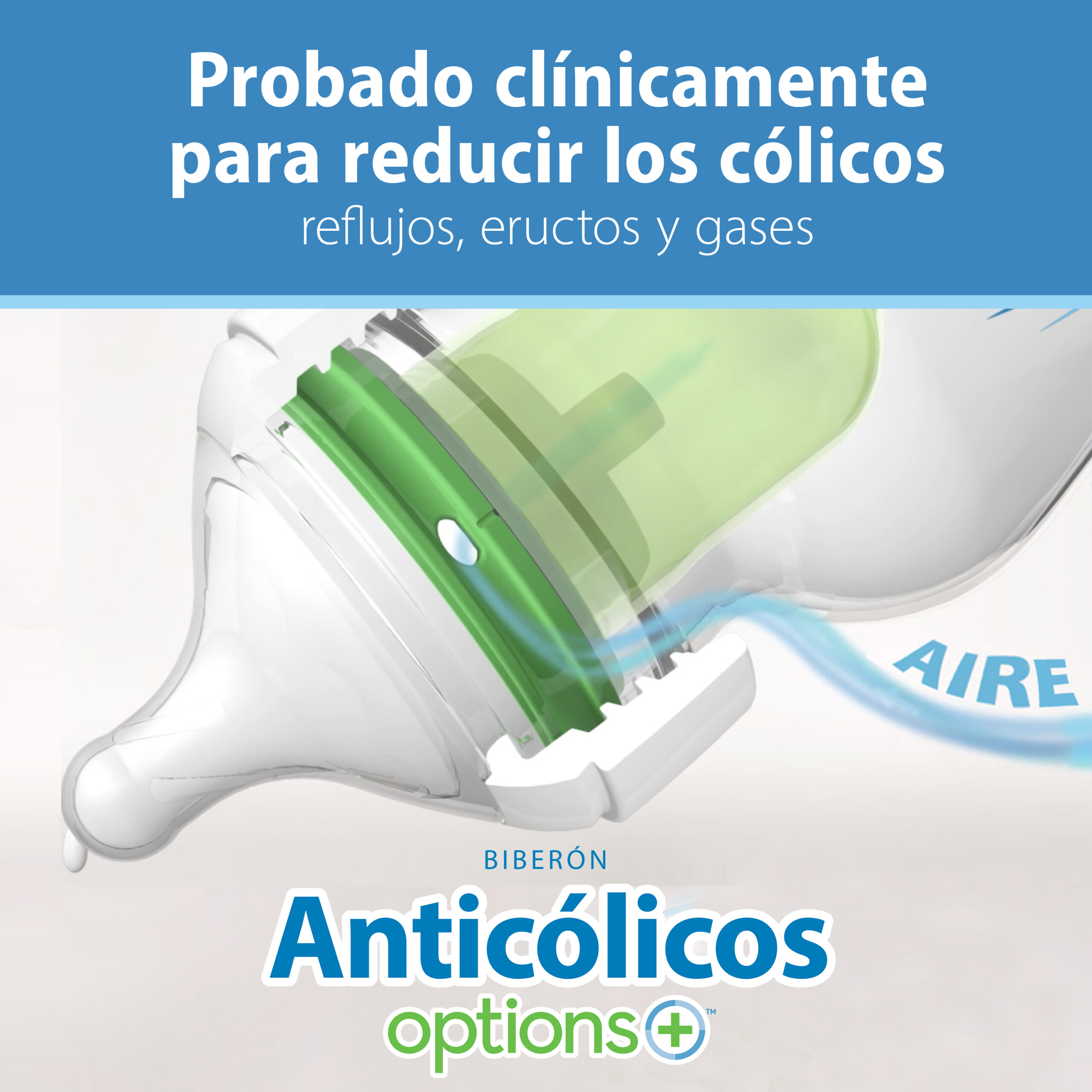 Biberones Recien Nacido Cuello Ancho Options Paquete - Imagen 3