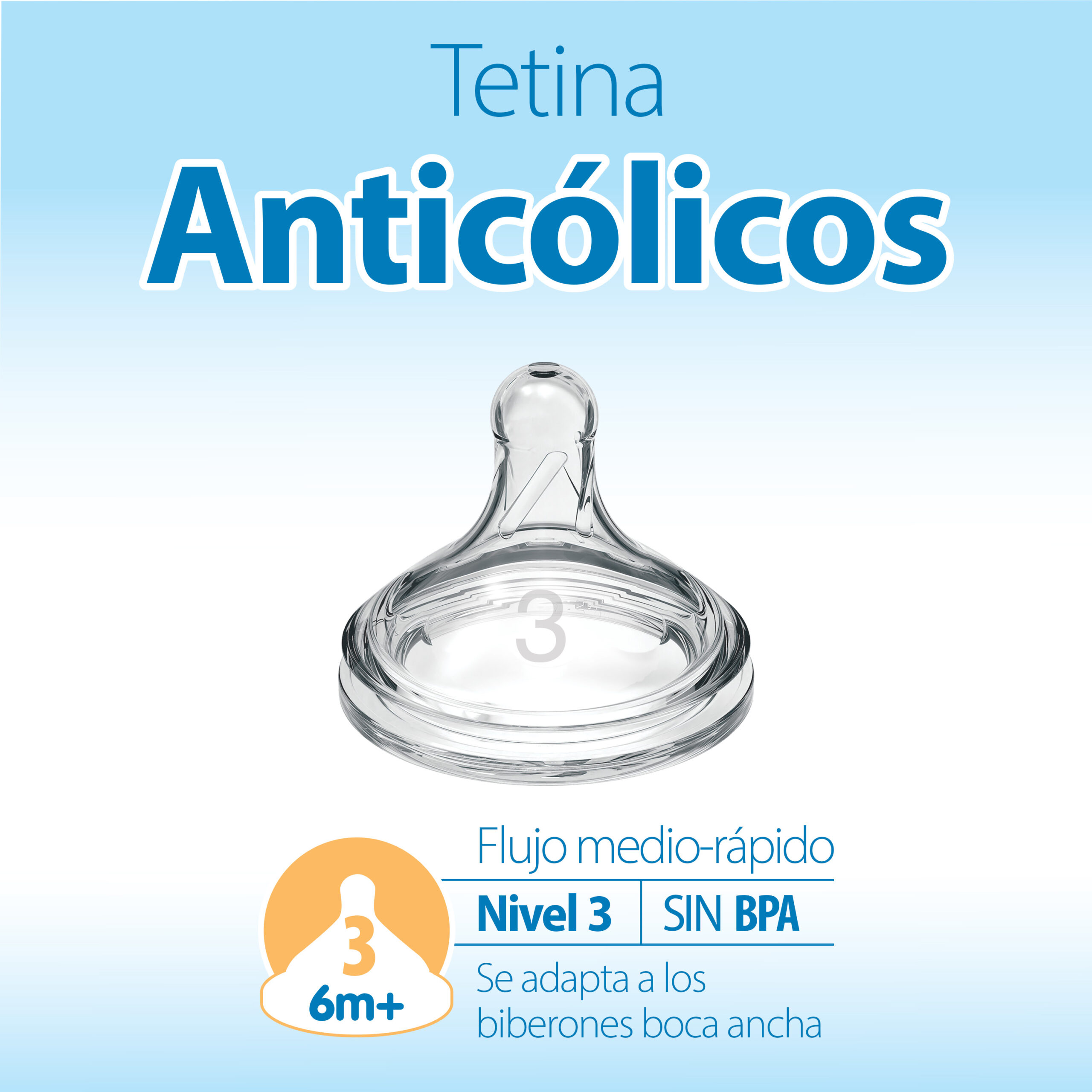 Tetina de cuello ancho Options + nivel 3 - Imagen 4