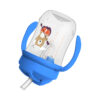 Vaso Entrenador con popote 9 oz azul. - Imagen 2