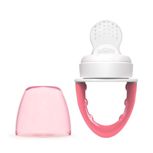 Alimentador de Silicona Fresh First Rosa. - Imagen 2