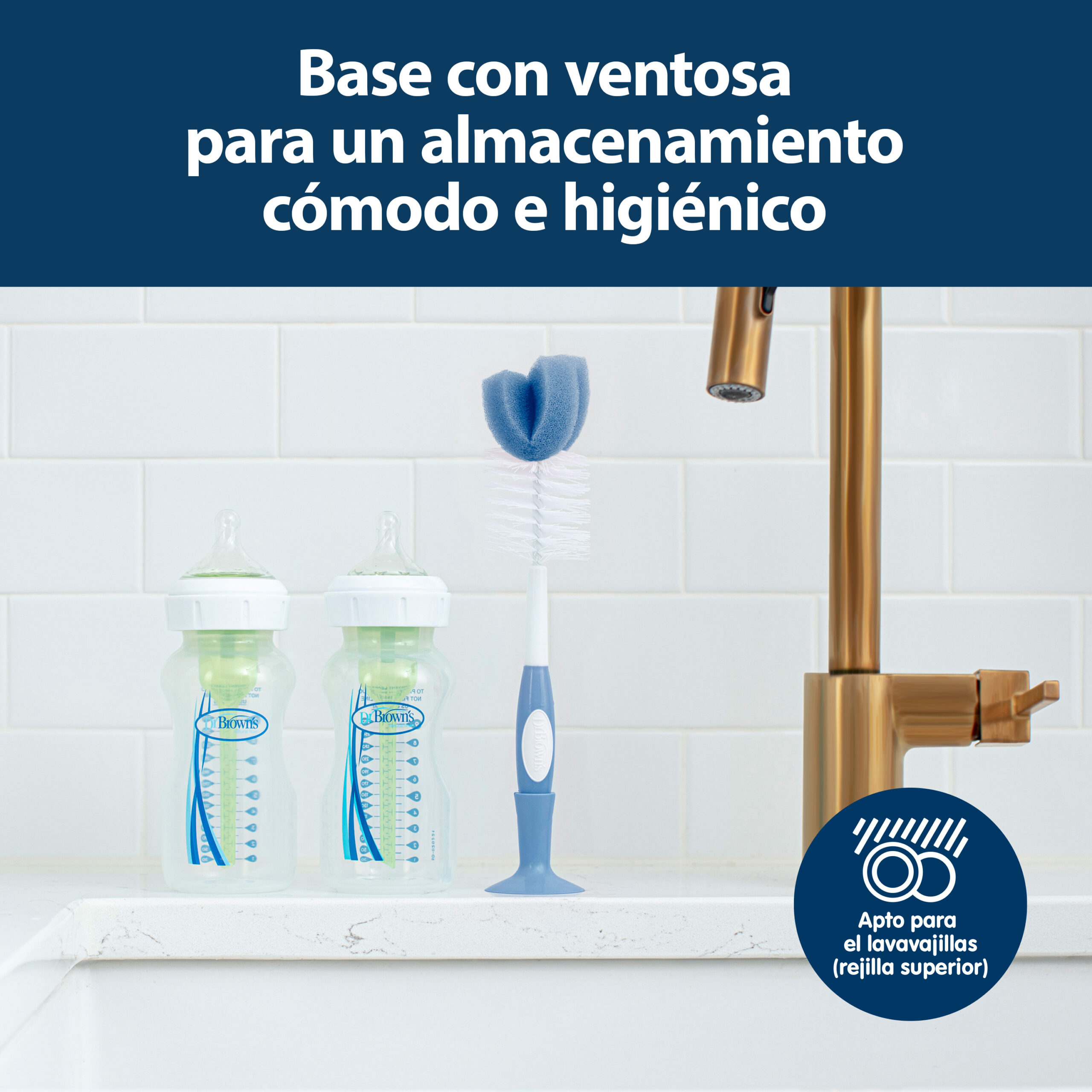 Cepillo Biberón Azul - Imagen 3