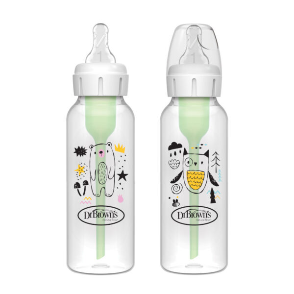 Biberón Estándar 8 oz Oso y Buho