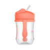 Vaso Entrenador con popote 9 oz coral. - Imagen 4