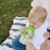 Vaso Entrenador 10 oz Térmico con popote verde. - Imagen 4