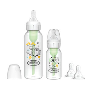 Biberón Estándar 8 oz / 4 oz -2 pack Transparente Cabra y abejas